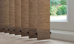 vertical blinds papyrus material 