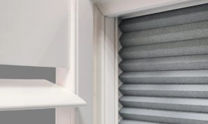 blackout blind fitted behind your shutters