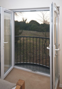 French Doors with intu blinds open