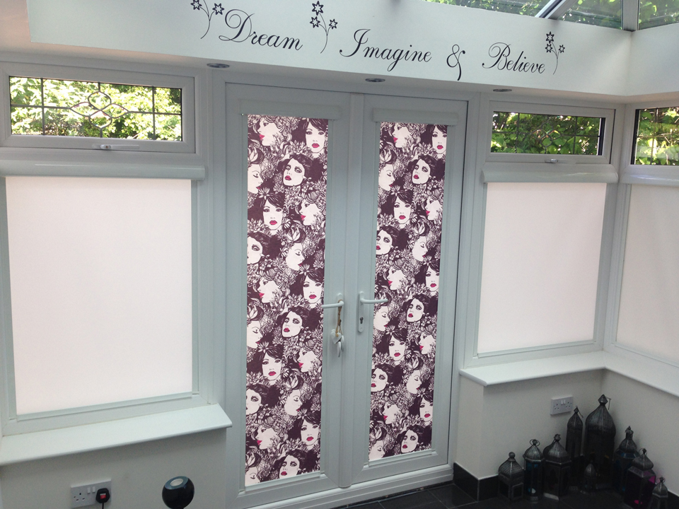 What Blinds Are Best For French Doors, Can You Put Roman Blinds On Patio Doors