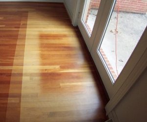 faded wood floor