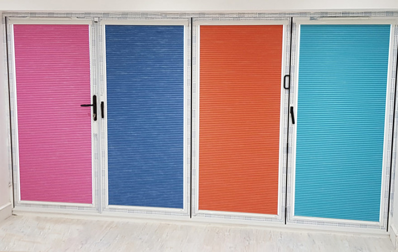 INTU blinds in different colours