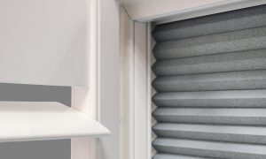 shutter with energy efficient blinds
