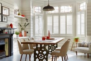 Shutters in dining rooms
