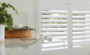 what are shutter blinds? Vinyl kitchen blind. 