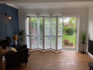 window shutters for bifold doors track system
